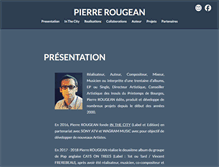 Tablet Screenshot of pierrerougean.com